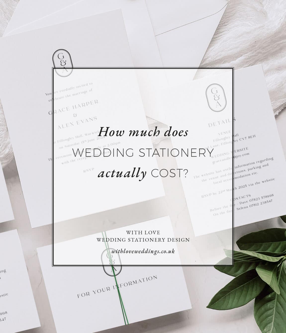 How much does wedding stationery cost in the UK