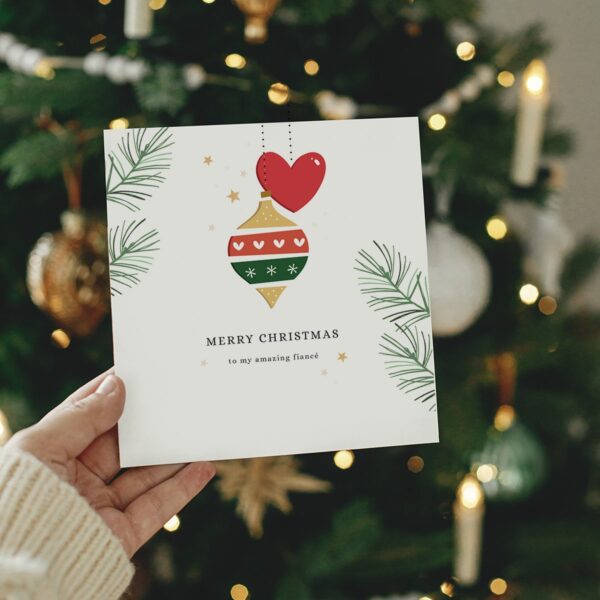 Fiancé Christmas Card | Amazing Fiancé - Image 2