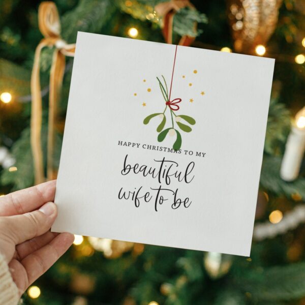 Fiancée Christmas Card | Beautiful Wife To Be - Image 2