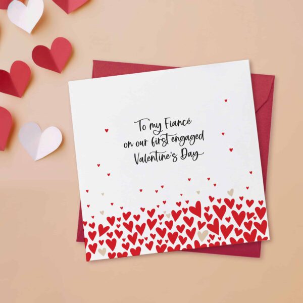 Fiancé Valentine's Day Card | First Engaged Valentine's Card