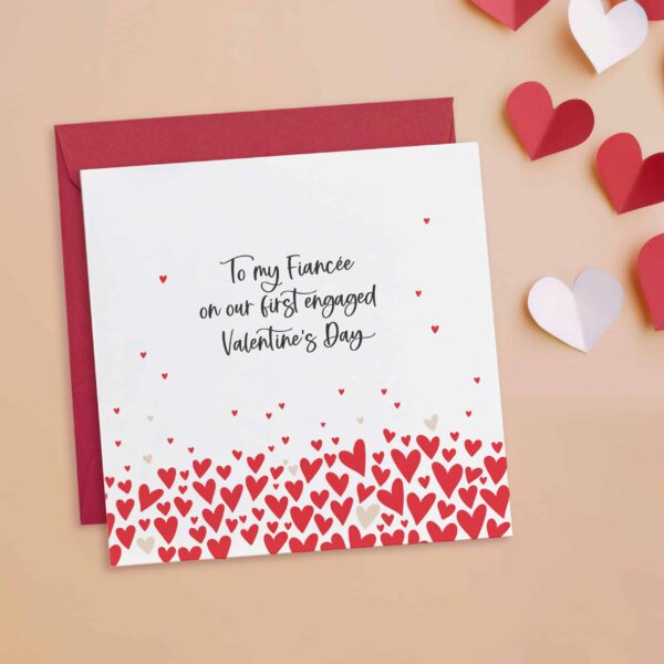 Fiancée Valentine's Day Card | First Engaged Valentine's Card