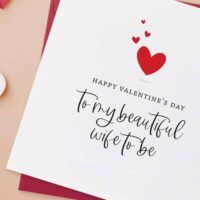 Fiancée Valentine's Card | Wife To Be Valentine's Day Card - Image 2