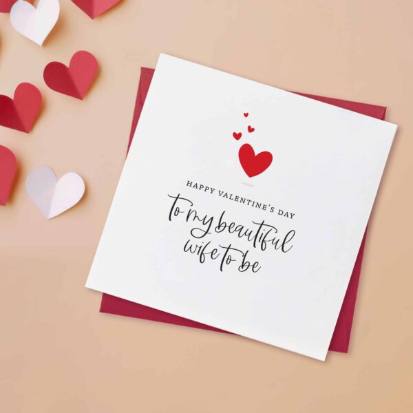 Fiancée Valentine's Card | Wife To Be Valentine's Day Card