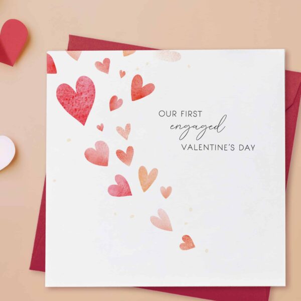 Engaged Valentine's Day Card | First Engaged Valentine's Card - Image 2