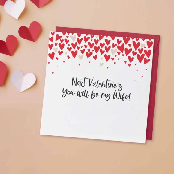 Fiancée Valentine's Card | Next Valentines You Will Be My Wife!