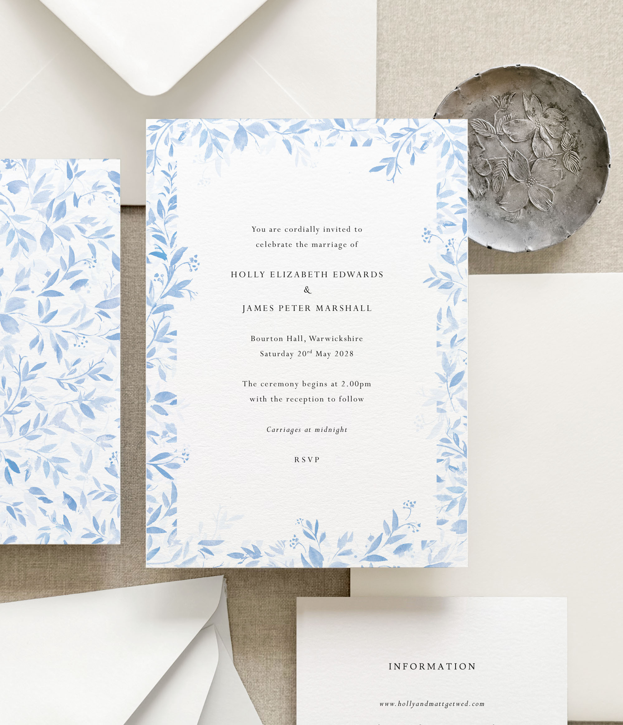 Country Lane | Watercolour Wedding Invitation Sample Pack