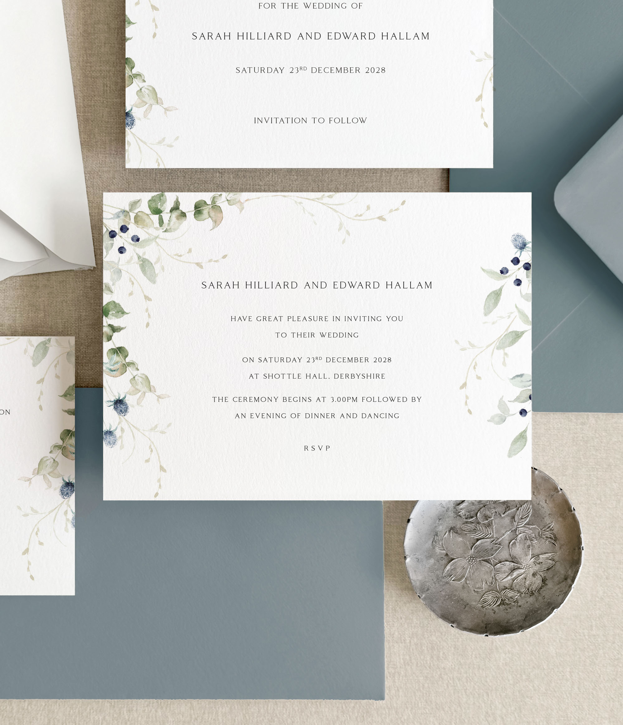 First Frost | Winter Wedding Invitation Sample Pack