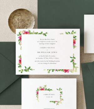 Peony | Floral Wedding Invitation Sample Pack