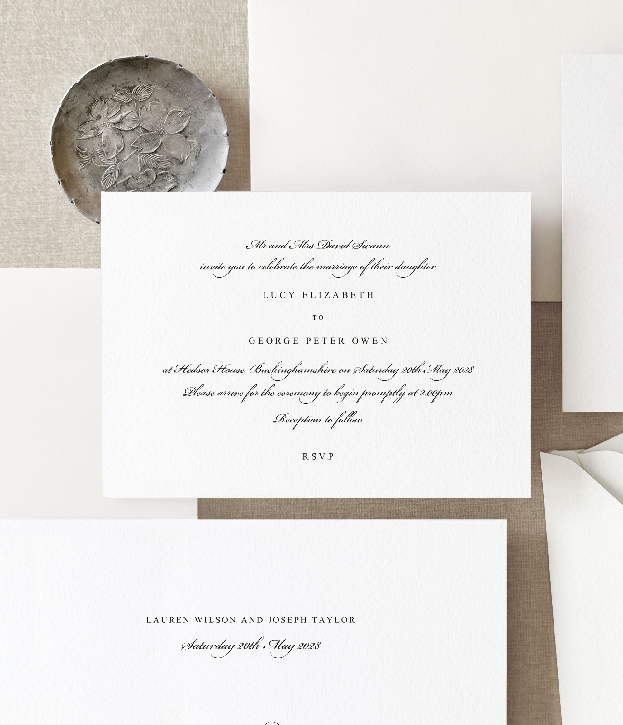 Sophia | Classic, Elegant Wedding Invitation Sample Pack