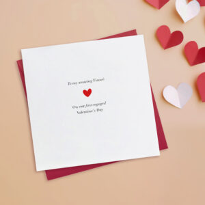 Fiancé Valentine's Card | First Engaged Valentine's Day Card